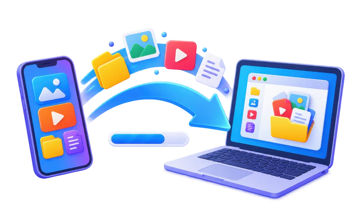 Chuyển ảnh từ điện thoại sang máy tính qua Wi-Fi